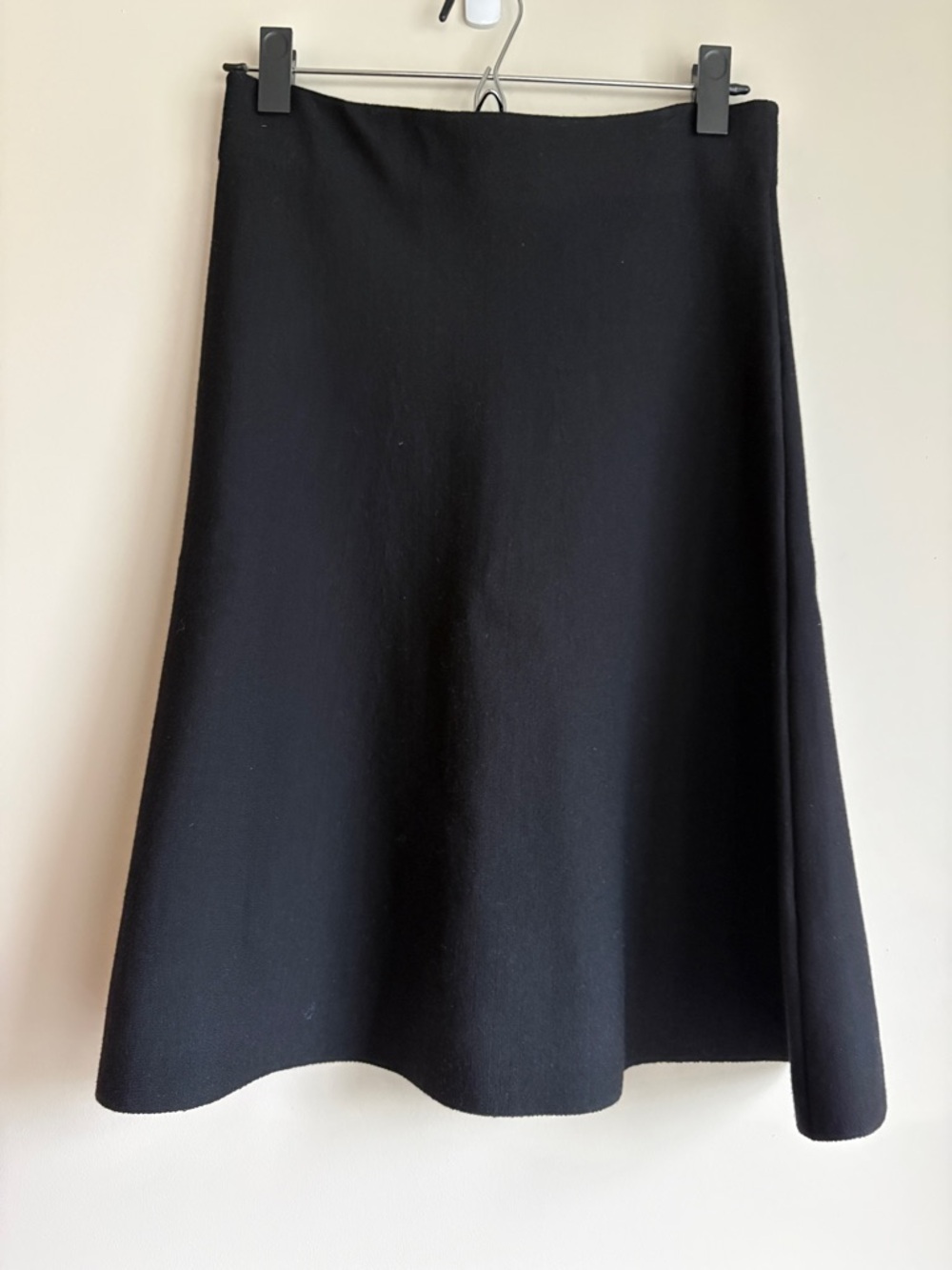 Dorothee Schumacher Black Wool Stretch Skirt